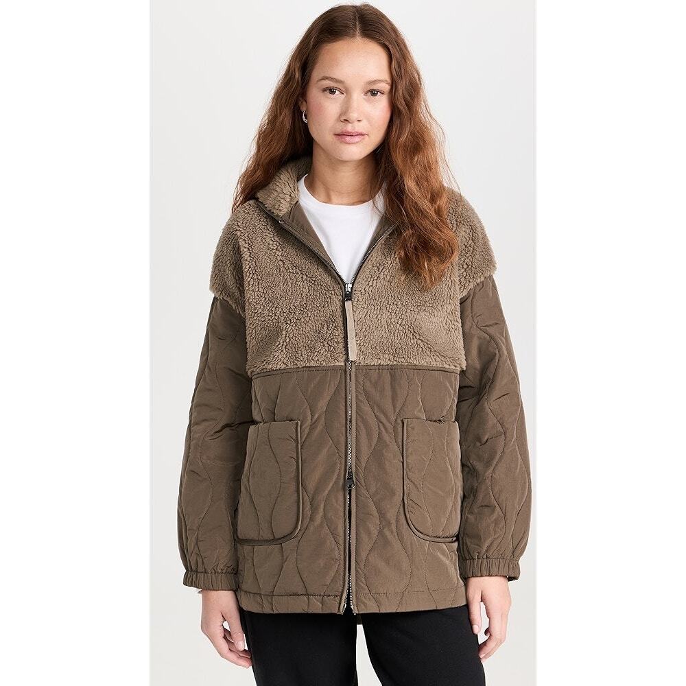 Varley Derry Quilted Sherpa Jacket XS - Picture 3 of 7